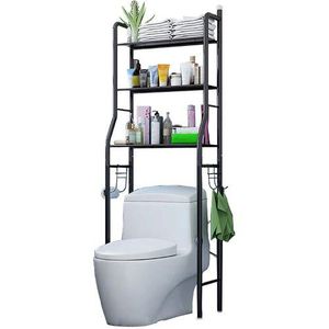 3 Layer Toilet Rack Bathroom Organizer Metallic Over The Toilet Storage Shelves.Suitable for humid environments.
Durable, waterproof and anti rust.
Ideal for maximizing your bathroom space.
3 layers s