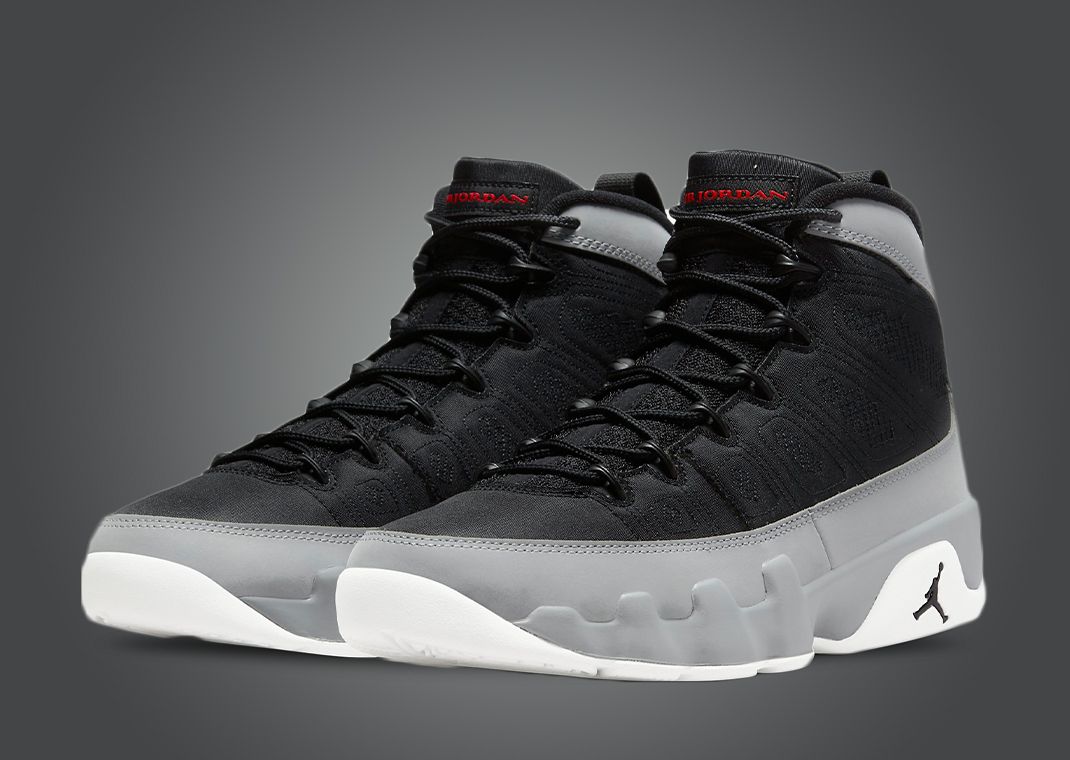 FLASH SALE: Air Jordan 9 Retro Sneakers – Black & Grey (LAST PAIR AT OFFER PRICE!) size 44 ONLY 1 PAIR LEFT