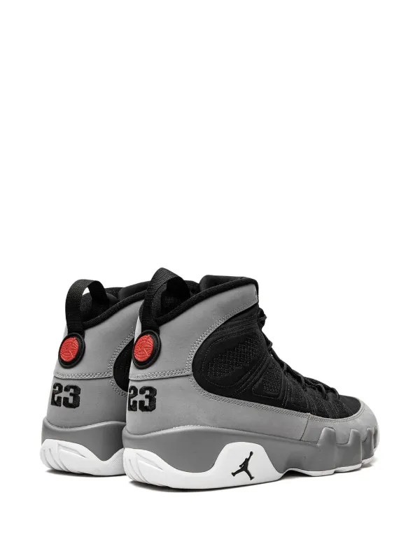 FLASH SALE: Air Jordan 9 Retro Sneakers – Black & Grey (LAST PAIR AT OFFER PRICE!) size 44 ONLY 1 PAIR LEFT