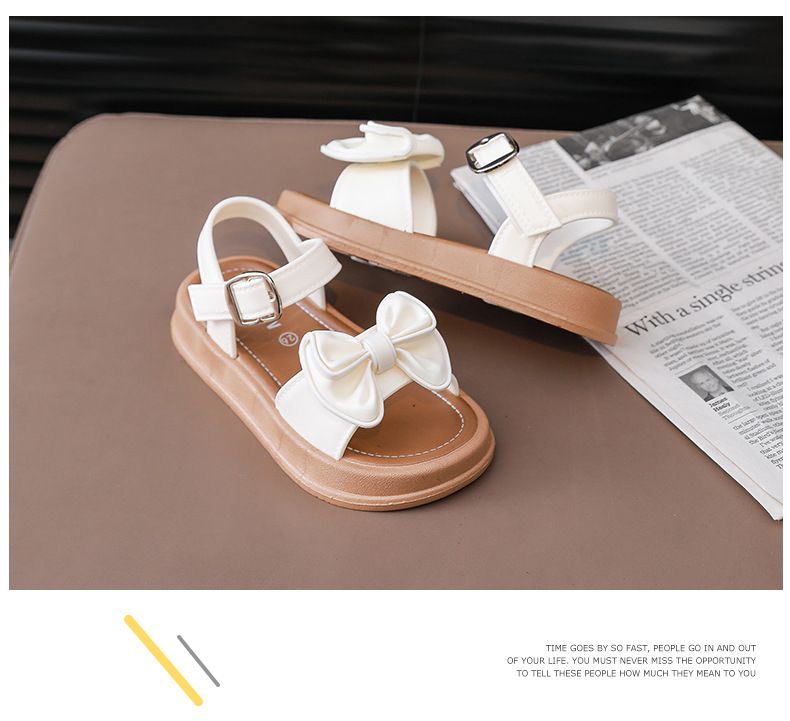 Girls' Fancy Sandals – Soft Sole Elegant Shoes