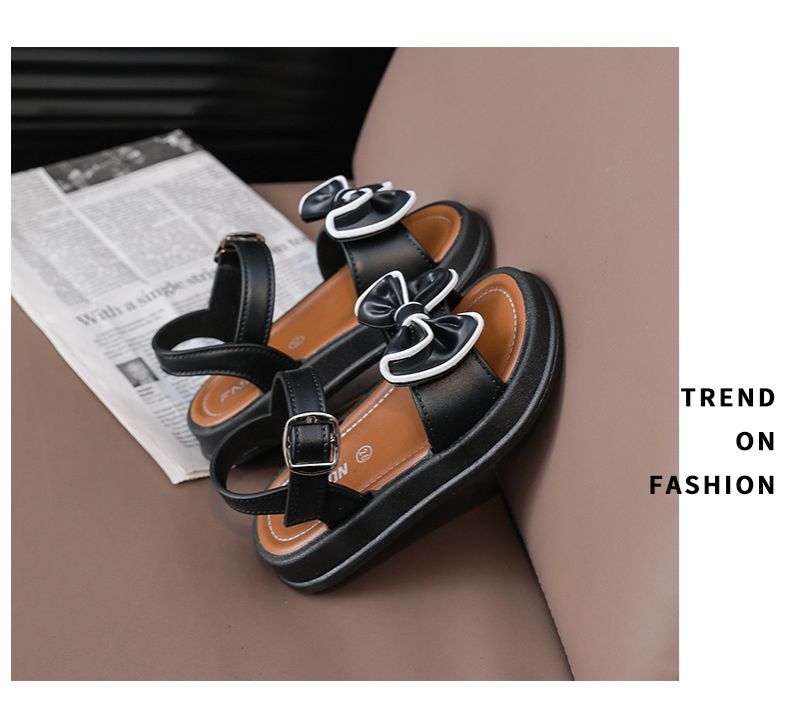 Girls' Fancy Sandals – Soft Sole Elegant Shoes