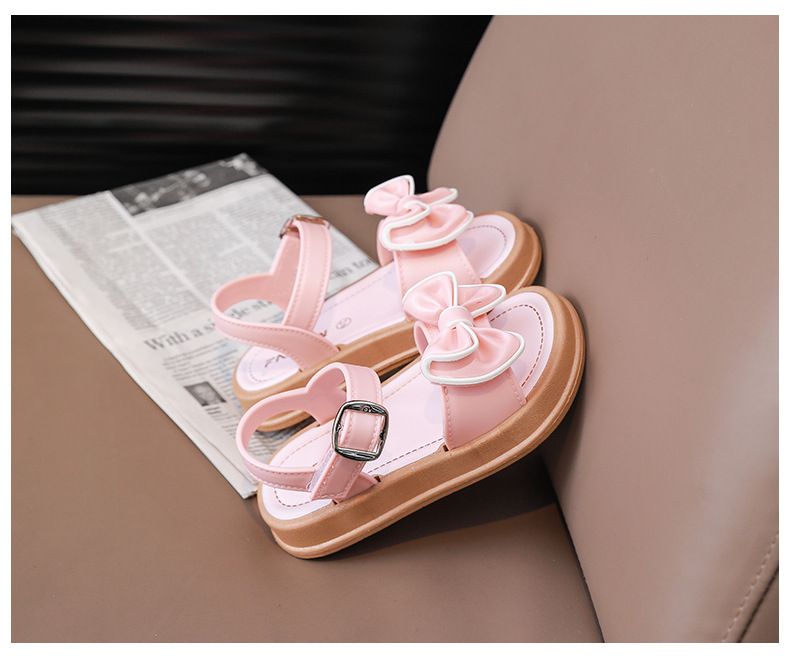 Girls' Fancy Sandals – Soft Sole Elegant Shoes