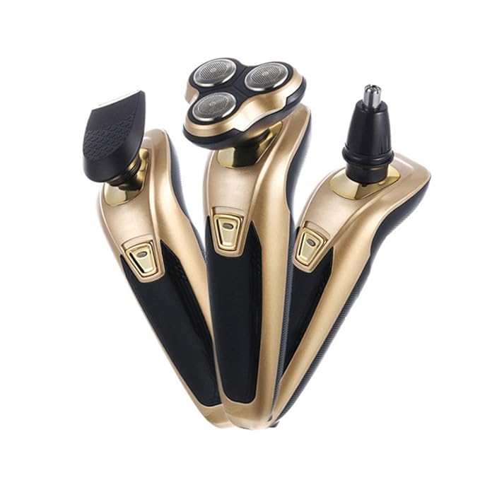 DELUXE 3 In 1 Electromate Shaver, Hair Clipper And Nose Trimmer Electric Shaver Shaver Wet and Dry 3 in 1 with Nose Trimmer