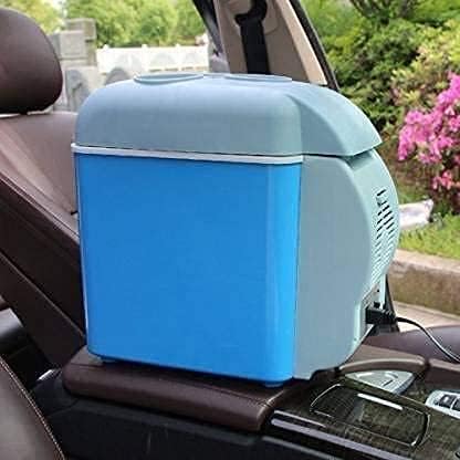 PREMIUM 7.5-Litre Portable Car Fridge Car Mini Refrigerator Compact and Portable Food Grade Low Noise Thickened Inner Liner Car
