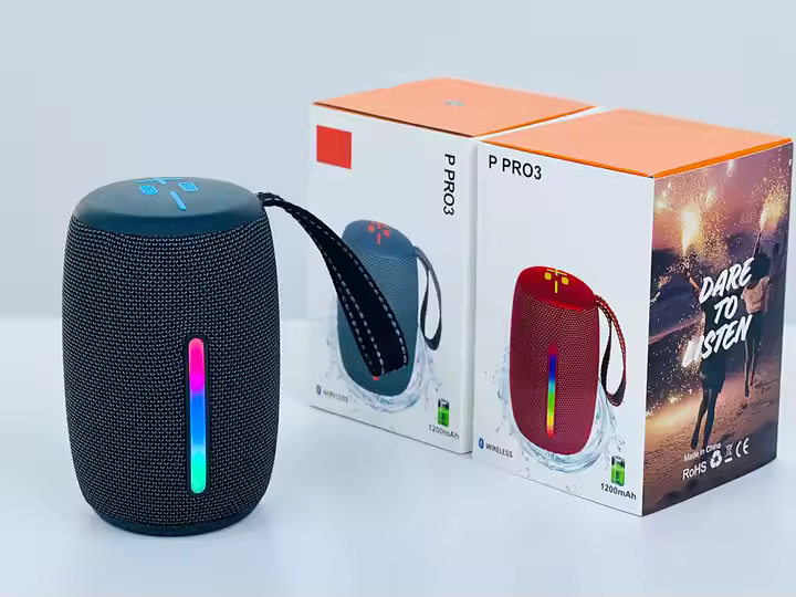 JBL P PRO3 Outdoor Stereo Speaker RGB Bluetooth Speaker Wireless Sound Box Portable Speaker With 1200mAH Battery