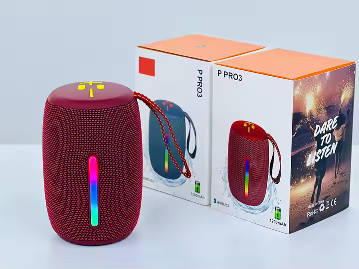 JBL P PRO3 Outdoor Stereo Speaker RGB Bluetooth Speaker Wireless Sound Box Portable Speaker With 1200mAH Battery