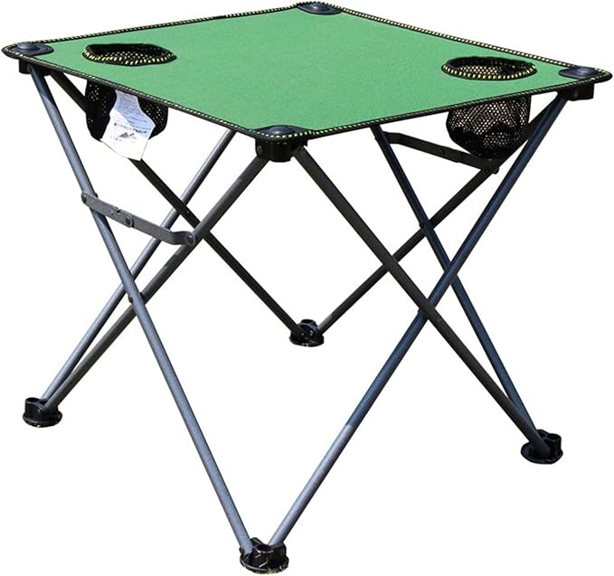 LUXURY Outdoor/Camping Foldable Mini Table Portable Picnic Table Lightweight Beach Tables with Cup Holder Collapsible Camping Tables for Outdoors
