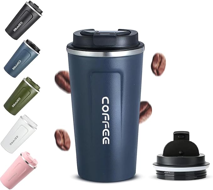 PREMIUM Thermo Cups Vacuum Mug Keeps Drinks Hot & Cold thermal coffee mug double wall BPA-Free Slip-Proof and Leak-Proof