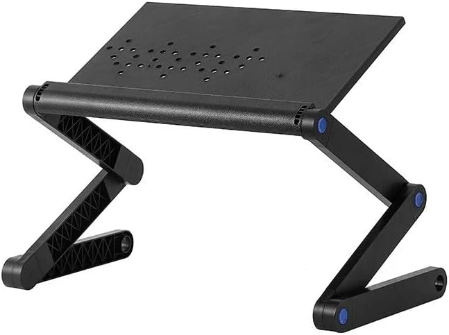 PREMIUM Laptop Stand With Mouse Pad and Fan Aluminum Alloy Bed Folding Laptop Notebook Computer Desk Table Stand