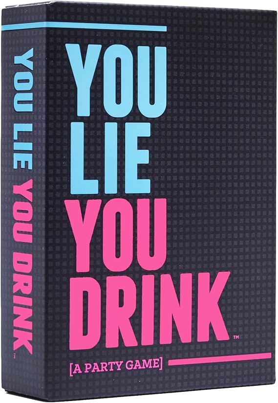 FUN You Lie You Drink - The Drinking Game for People Who Can't Lie The Drinking Game for People Who Can't Keep a Straight Face [A Party Game]