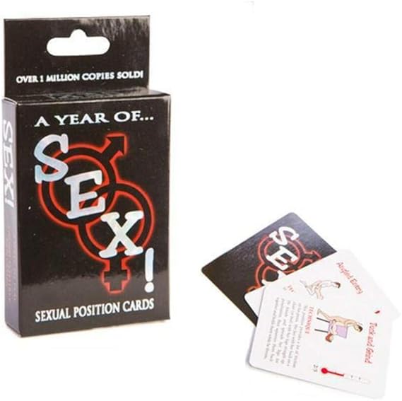 ROMANTIC A Year of Sex! Sexual Position Card Game Foreplay Fun Sex Games Sex Card Game A Year Of Sex