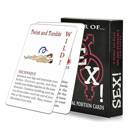 ROMANTIC A Year of Sex! Sexual Position Card Game Foreplay Fun Sex Games Sex Card Game A Year Of Sex