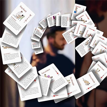 ROMANTIC A Year of Sex! Sexual Position Card Game Foreplay Fun Sex Games Sex Card Game A Year Of Sex