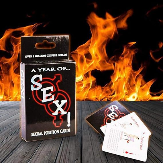 ROMANTIC A Year of Sex! Sexual Position Card Game Foreplay Fun Sex Games Sex Card Game A Year Of Sex