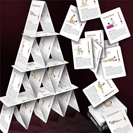 ROMANTIC A Year of Sex! Sexual Position Card Game Foreplay Fun Sex Games Sex Card Game A Year Of Sex