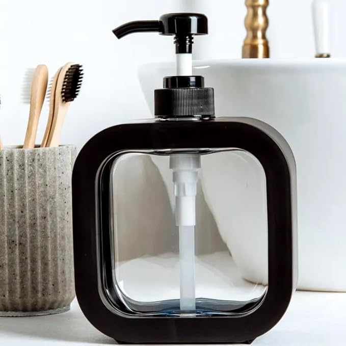 PREMIUM Apothecary Dispenser Bottle for Bathroom and Kitchen for Shampoo// Lotion// Oil// Shower Soap Hand Soap and Dish Soap Gift