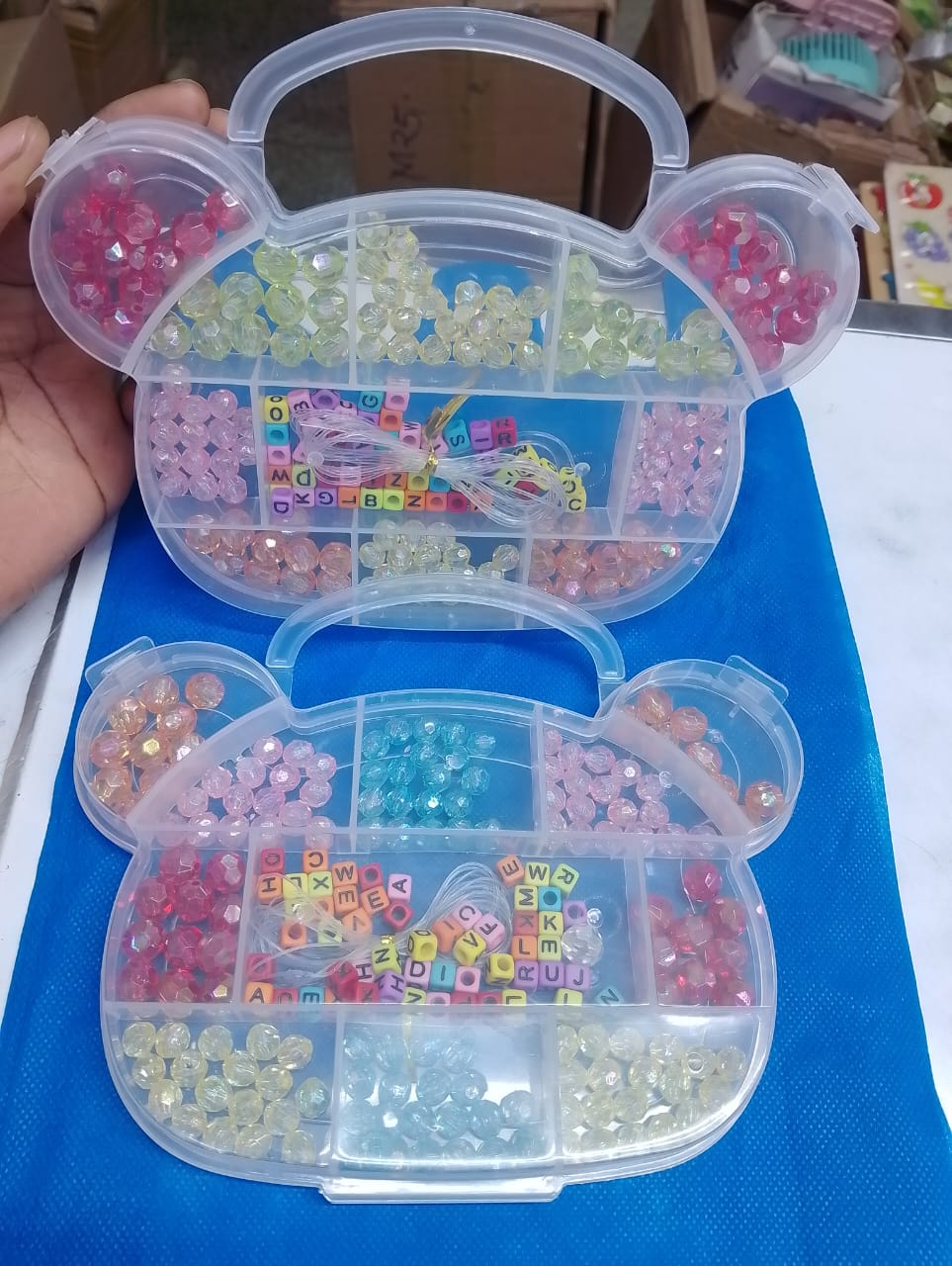 Kids Beads Jewelry Making Kit – Fun Children’s Necklace & Bracelet Craft Set, Colorful Beads Handmade Toy for Girls Creative Art & Craft Activity Kit