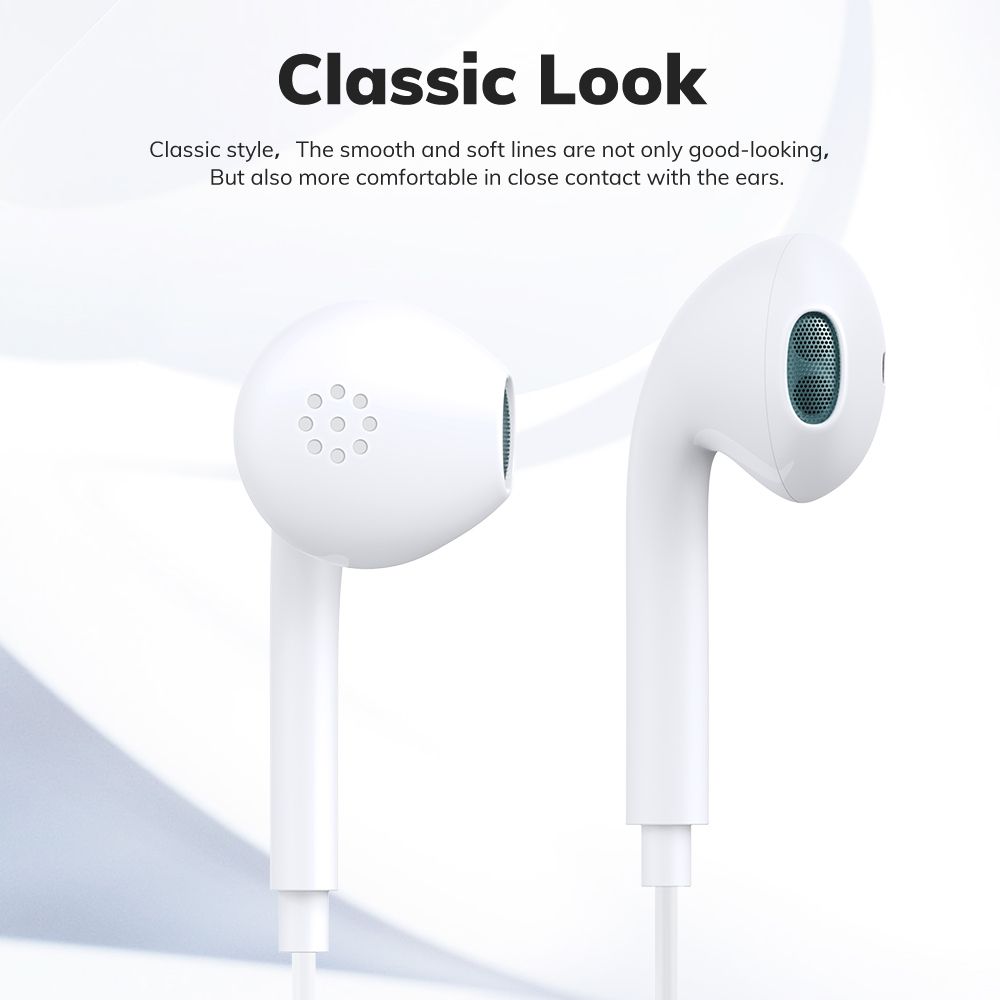 New simple universal in-ear headphone direct plug type computer mobile phone with microphone headphone wire control headphone manufacturers direct