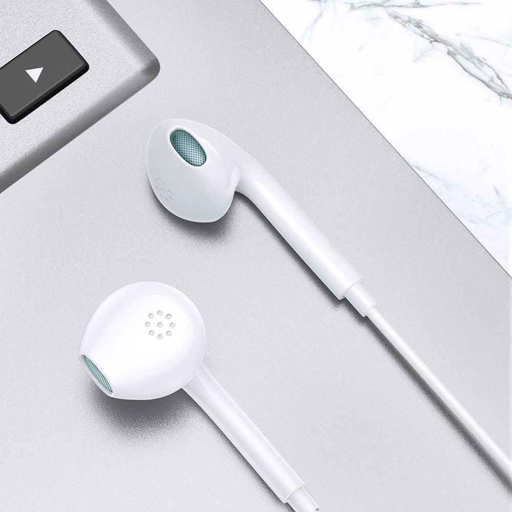 New simple universal in-ear headphone direct plug type computer mobile phone with microphone headphone wire control headphone manufacturers direct