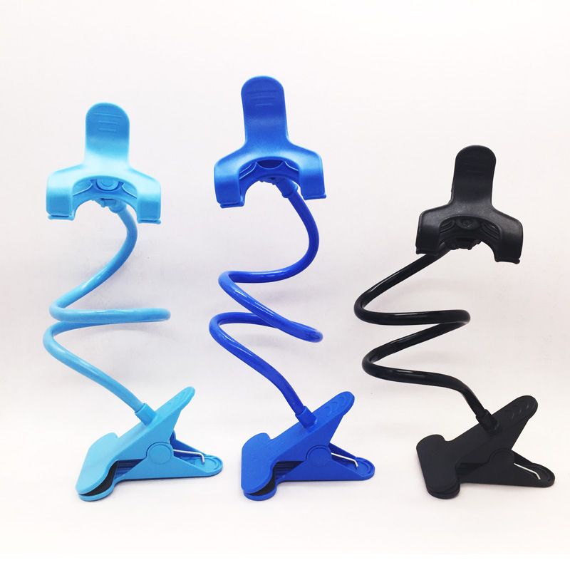 Solid extended lazy mobile phone stand live bedside mobile phone tablet stand desktop watch TV universal clip