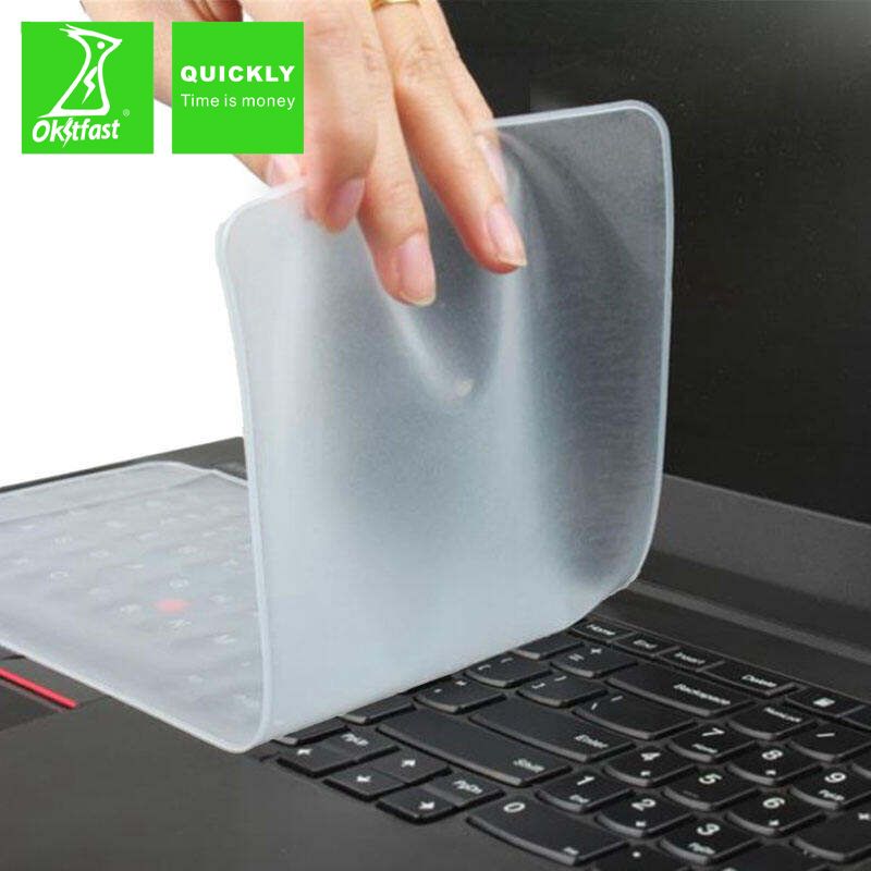 Universal keyboard cover Laptop keyboard cover Desktop silicone transparent keyboard cover dust 14 "15"