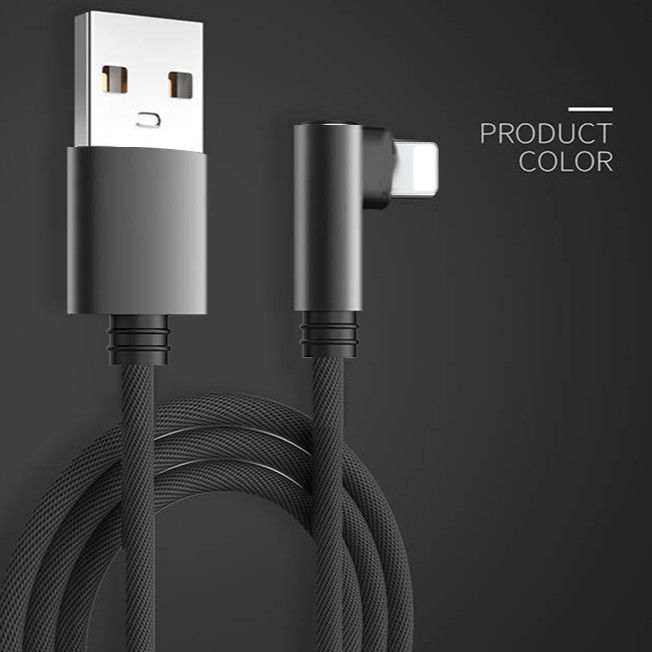 Elbow data cable fast charging is super suitable for mobile phone Type-C Android and Apple interfaces