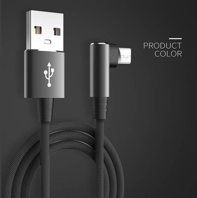 Elbow data cable fast charging is super suitable for mobile phone Type-C Android and Apple interfaces