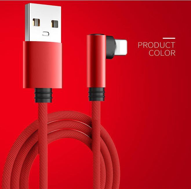 Elbow data cable fast charging is super suitable for mobile phone Type-C Android and Apple interfaces