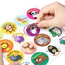 Children Reward Stickers Student Stationery Stickers Creative Cartoon Cute Teacher Reward Stickers Cute Little Girl Stickers Luggage Stickers