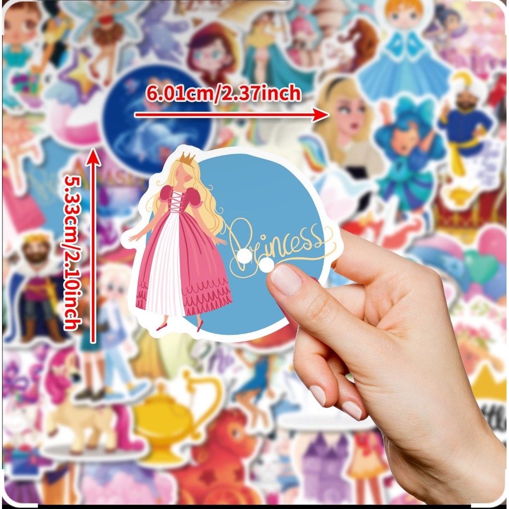 Children Reward Stickers Student Stationery Stickers Creative Cartoon Cute Teacher Reward Stickers Cute Little Girl Stickers Luggage Stickers