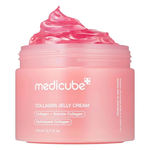Medicube Collagen Jelly Cream With Niacinamide And Squalane. Moisturizes, Glows, Deeply Hydrates, Removes Wrinkles, Dark Spots, Fine Lines, Improve Skin Elasticity, Firms, Treats Acne, Scars & Evens