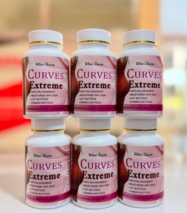 Winstown Curves Extreme Buttock and Hip Enhancement Butt Booster Lift Hip Butt Enlargement Pills Enhancement 60 Capsules