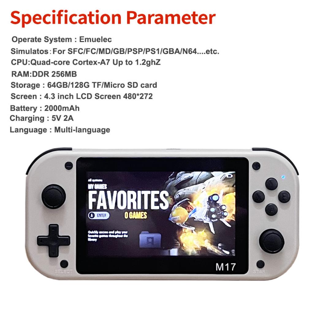 m17 game console psp gaming console portable handheld game console Sony PSP nintendo games children gift