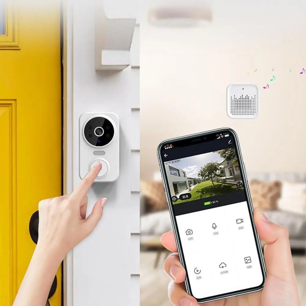 doorbell smart doorbell wifi smart home doorbell night vision doorbell wireless doorbell