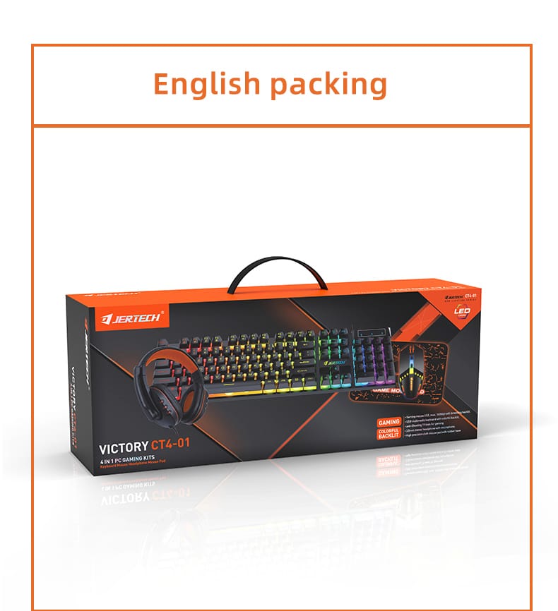 4 in 1 pc gaming keyboard mouse gaming headset set rgb led backlit with miuse pad, headphones, keyboard, for gamers