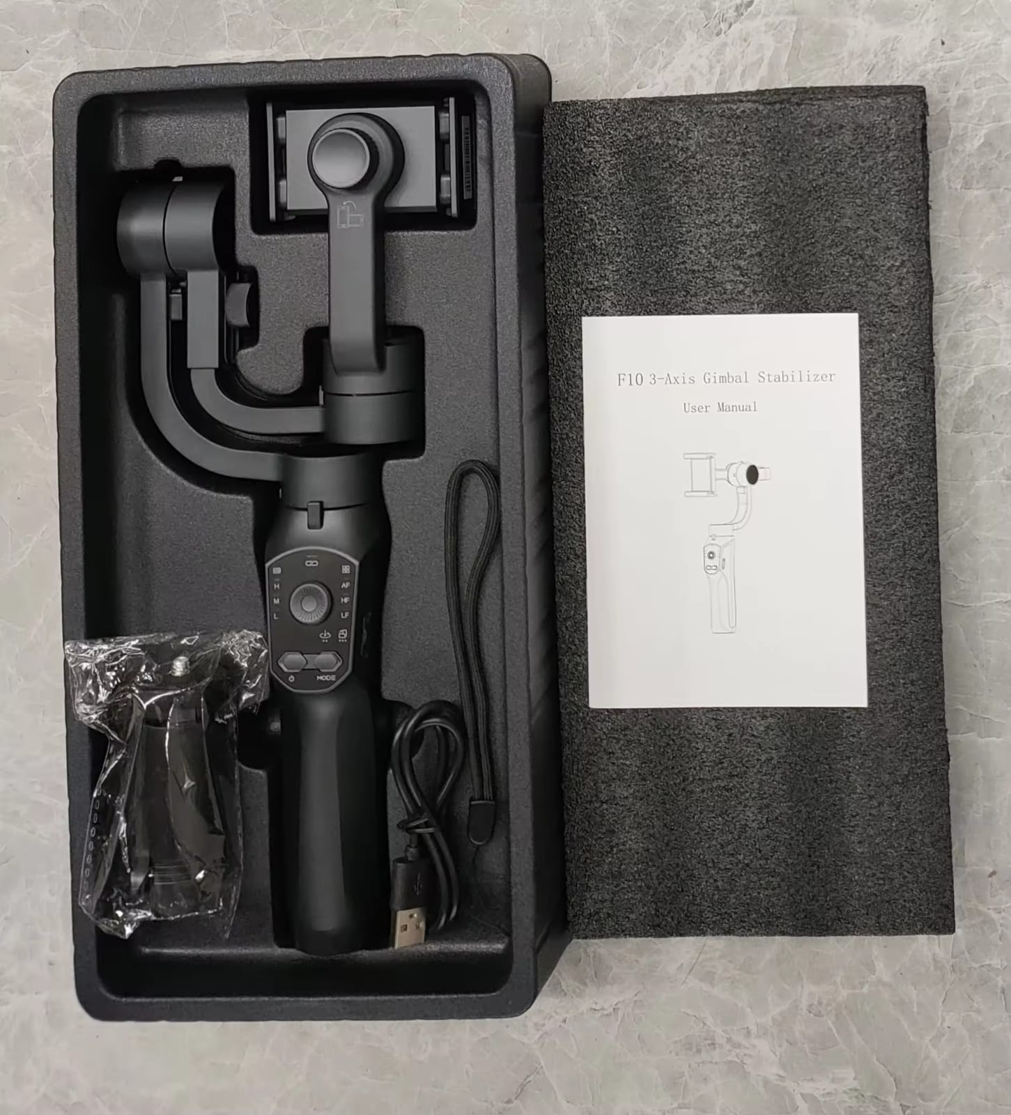 multi function 3 axis handheld gimbal stabilizer f10 pro outdoor sport gimbal stabilizer tripod tracking for camera handheld 3 axis gimbal for phone photography