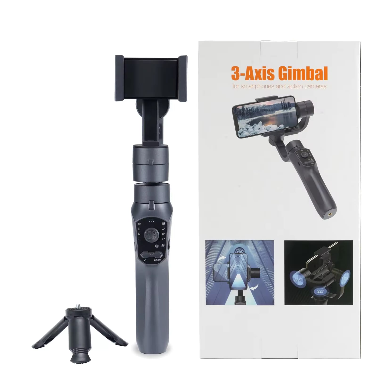 multi function 3 axis handheld gimbal stabilizer f10 pro outdoor sport gimbal stabilizer tripod tracking for camera handheld 3 axis gimbal for phone photography