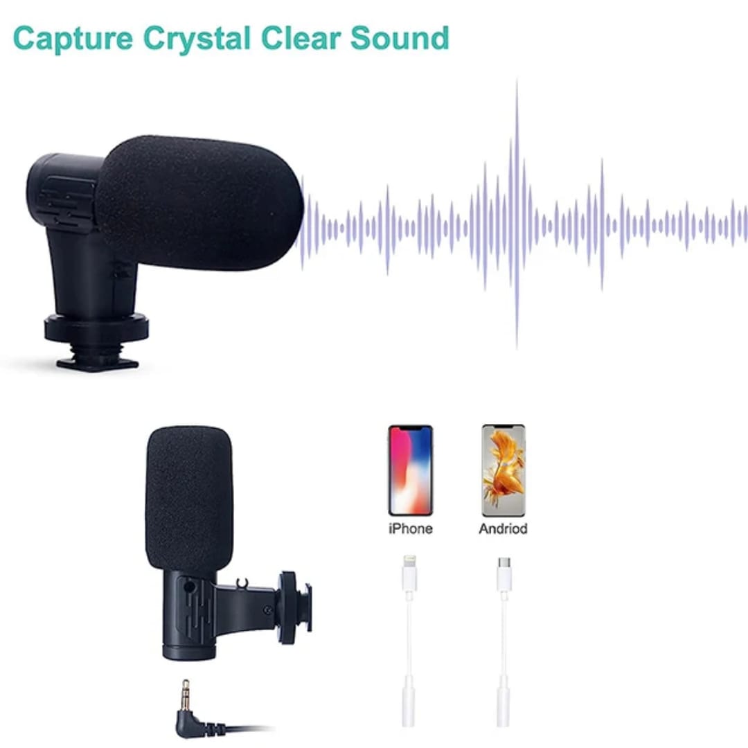 video making kit AY49 vlogging kit with bluetooth remote, mic, phone holder, mini tripod stand for making videos tiktok youtube and instagram