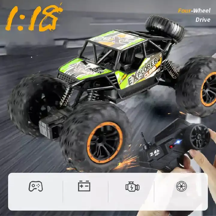 Rc car Offroad 4WD climbing crawler Rc Car 2.4ghz 1/18 radio Remote control truck toys for Rc truck for kids remote controlled battery operated rc car toy gifts
