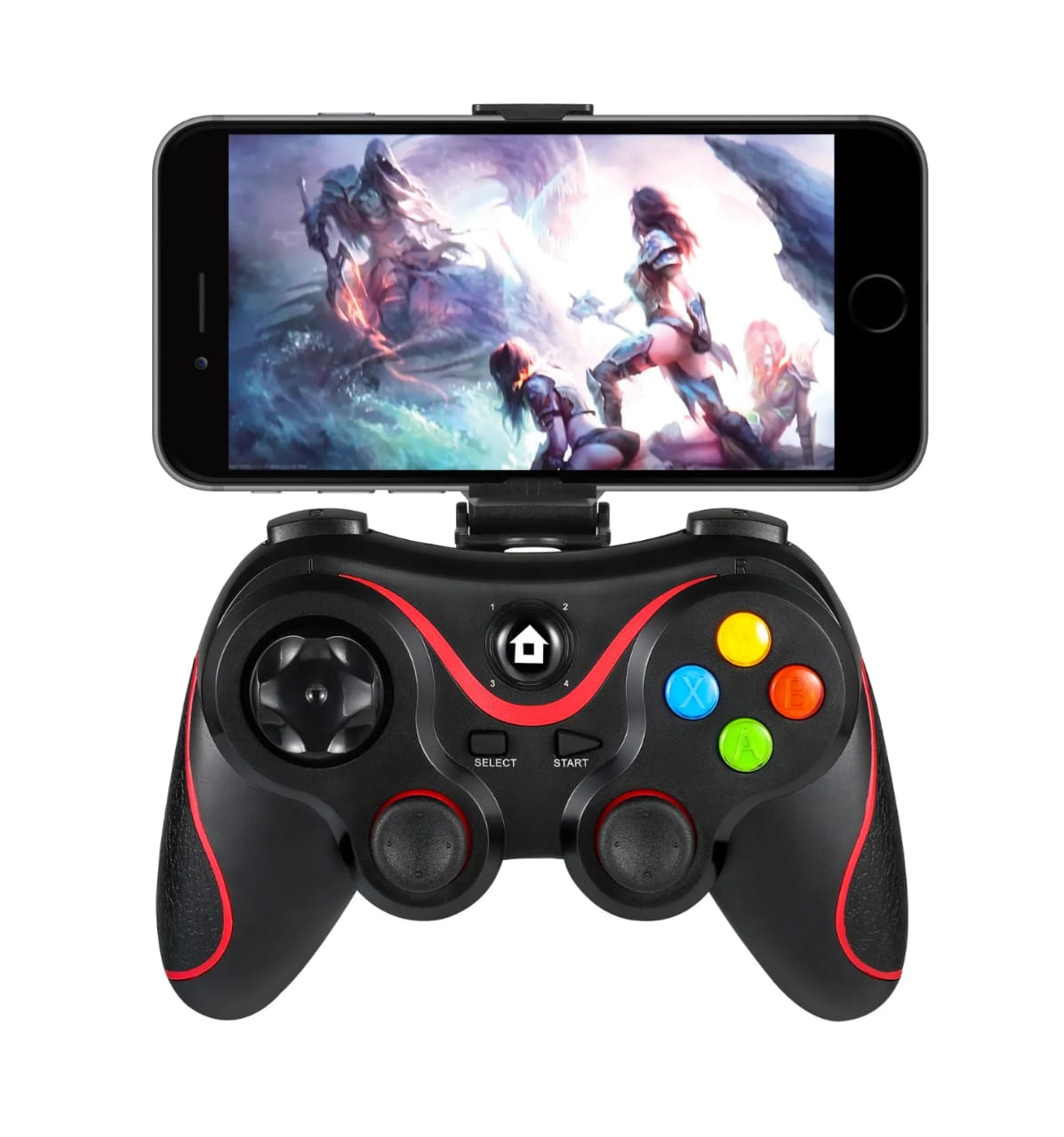 Bluetooth game console controller 2.4g wireless  BT game controller for switch PC Android phone IOS Tablet Smart TV PS3 PS4 game pad joystick control with turbo vibration