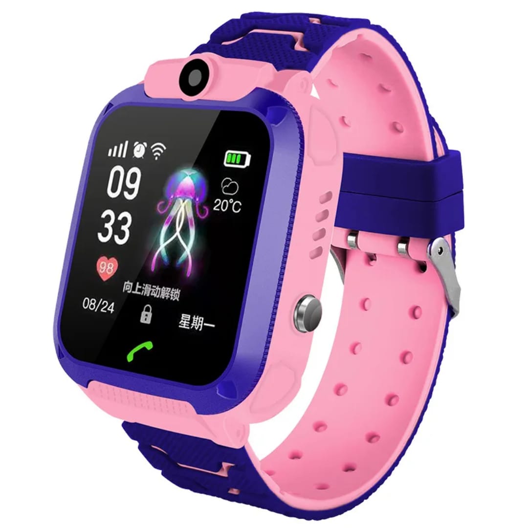 q12 children's waterproof kids smart watch Sos anti lost smart watch 2g sim card clock call function tracker watches android children smart watch gift
