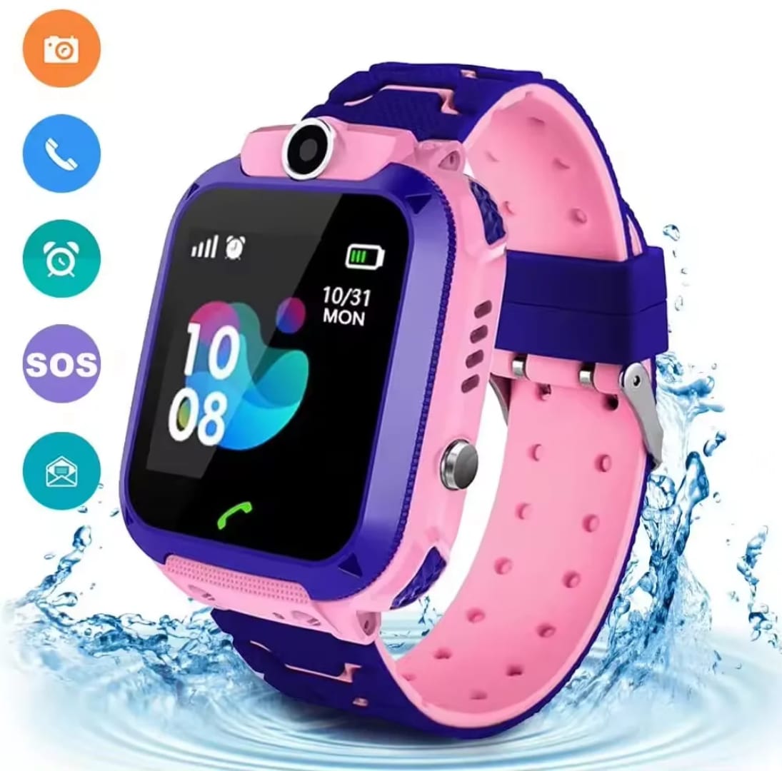 q12 children's waterproof kids smart watch Sos anti lost smart watch 2g sim card clock call function tracker watches android children smart watch gift