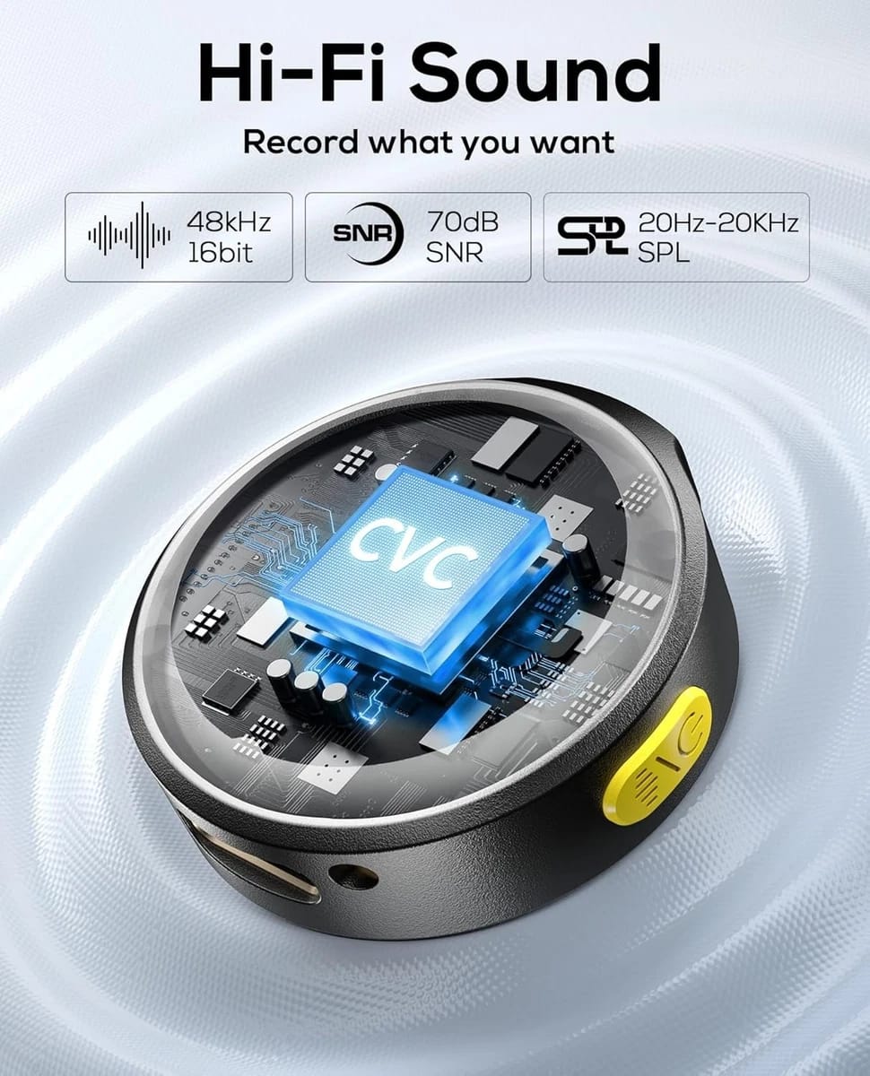 wireless dual microphone 2 in 1 receiver microphone with 2 mics and transmitter for vlogging dual mic lavalier for mobile phones and  camera best quality with noise cancellation