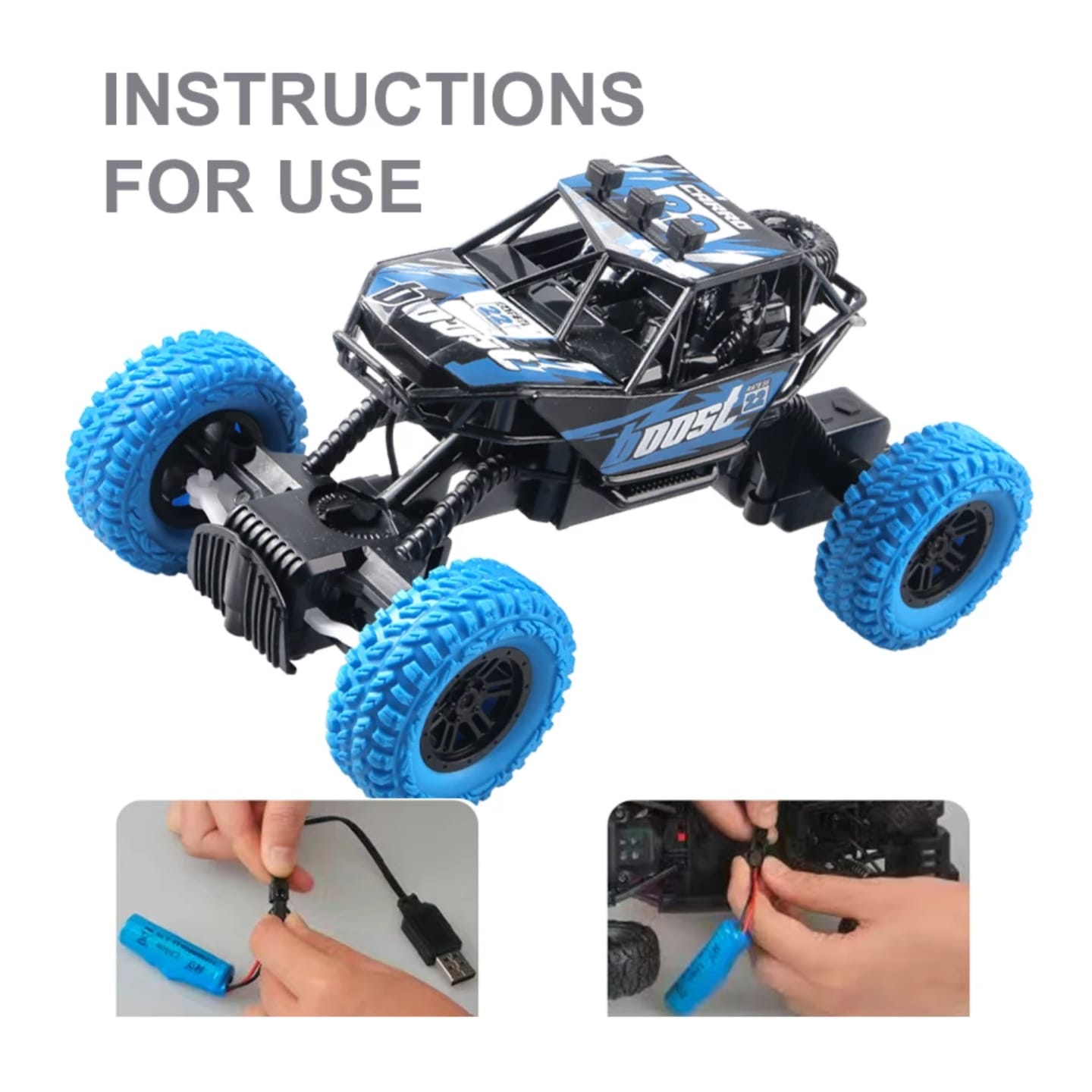 Remote control RC off-road car hill climbing 2WD high speed racing hill climbing rc car