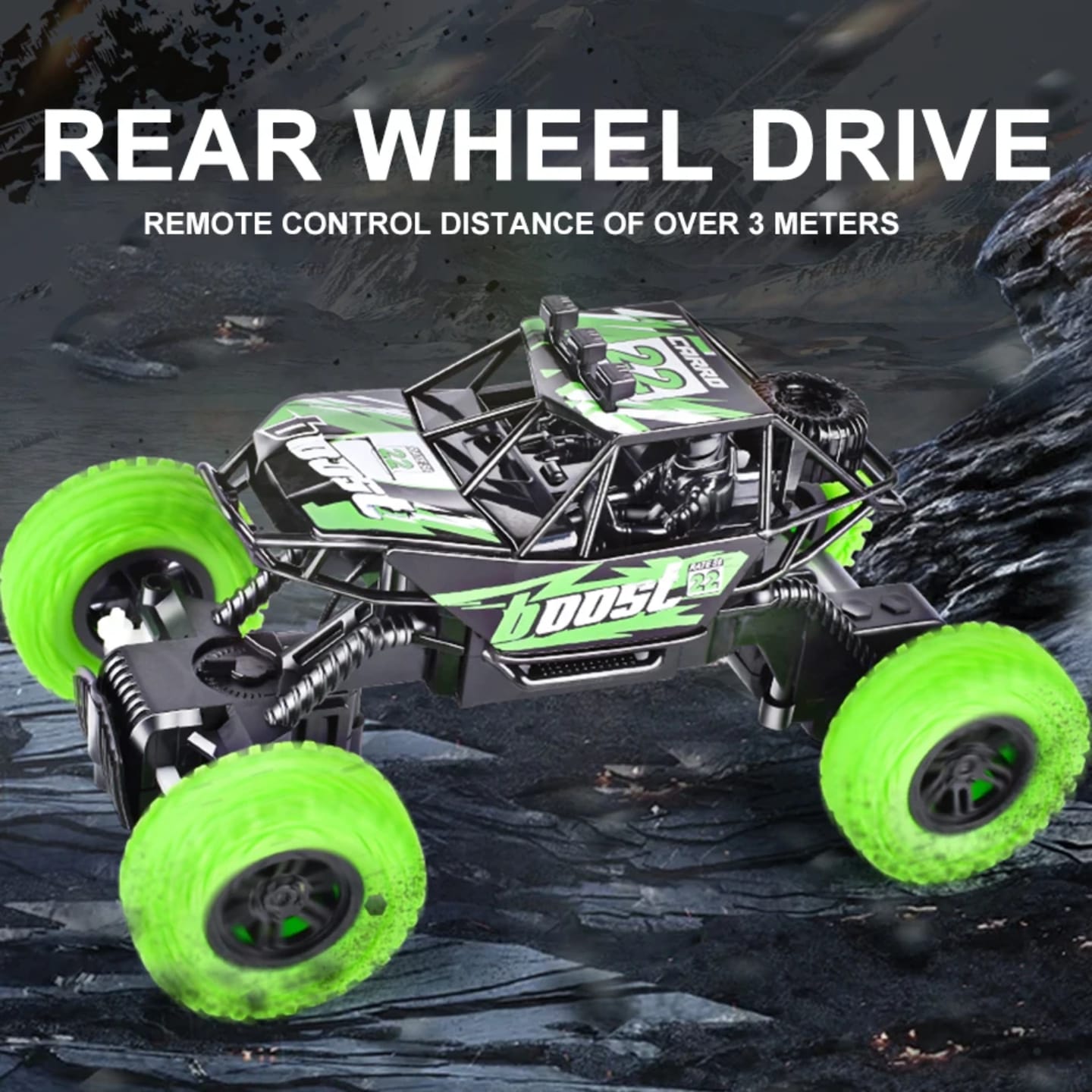 Remote control RC off-road car hill climbing 2WD high speed racing hill climbing rc car