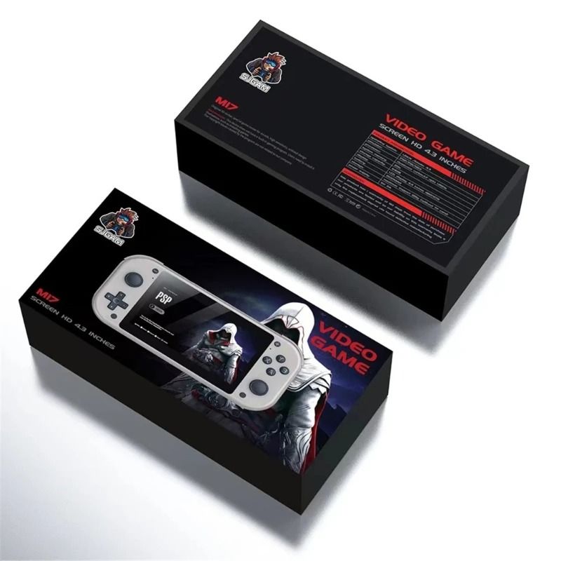 m17 retro handheld gaming console emulator with psp games nintendo switch games pes and gta, handheld gaming console