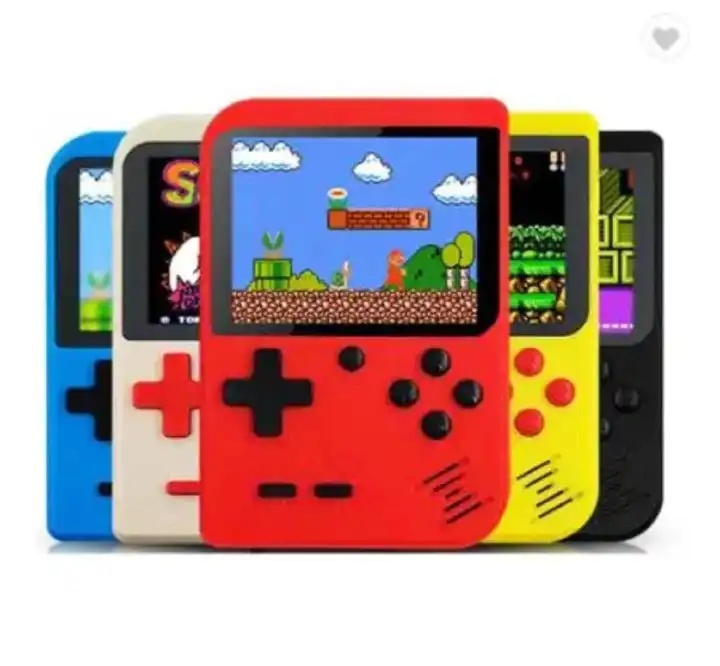 hot sale super retro portable handheld gaming console for kids with super mario games, over 500 games, kds video game player