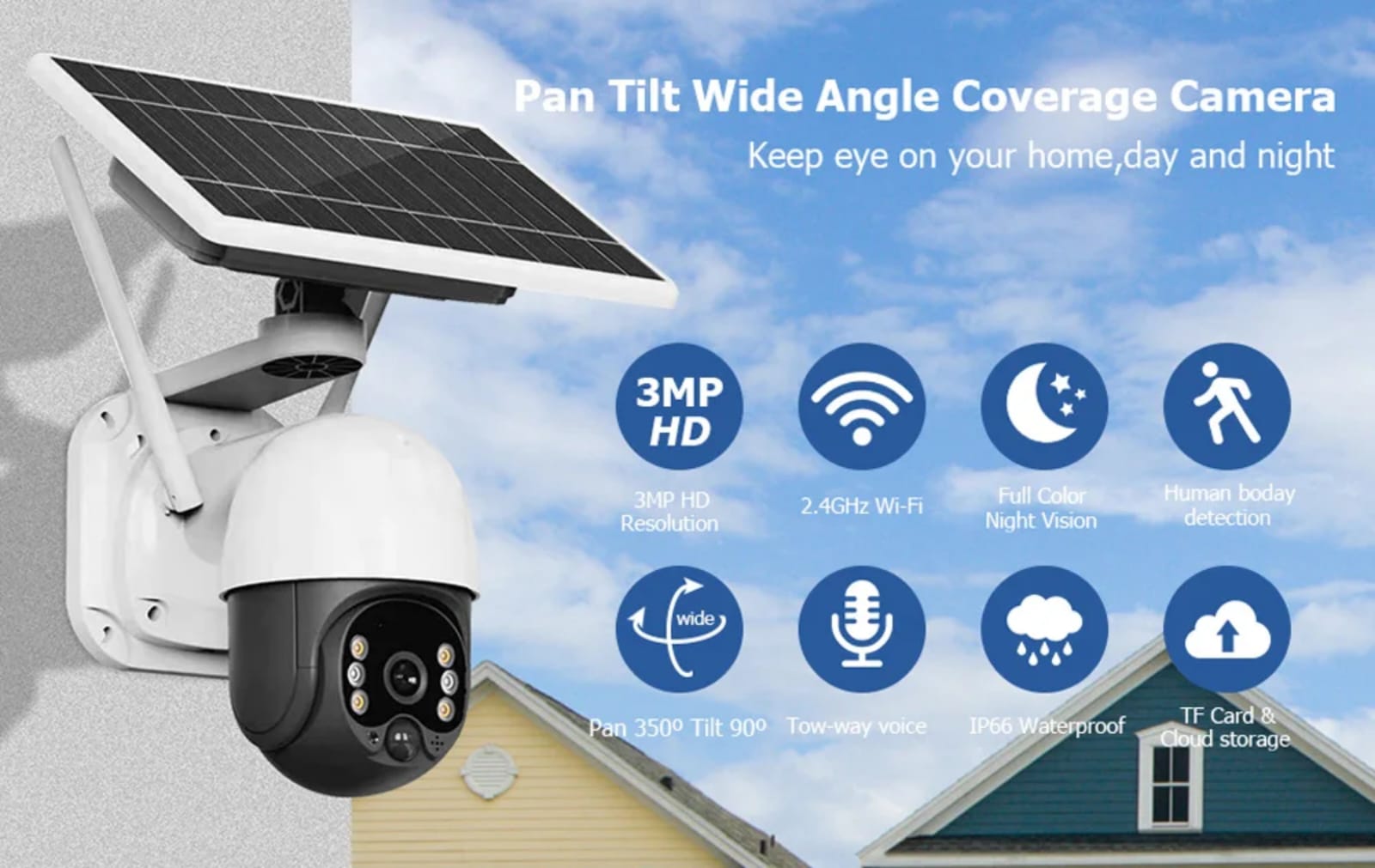Outdoor 4G Solar Remote viewing security camera with night vision, two-way audio communication solar CCTV camera 4g sim card
outdoor security camera 360 automatic human detection
