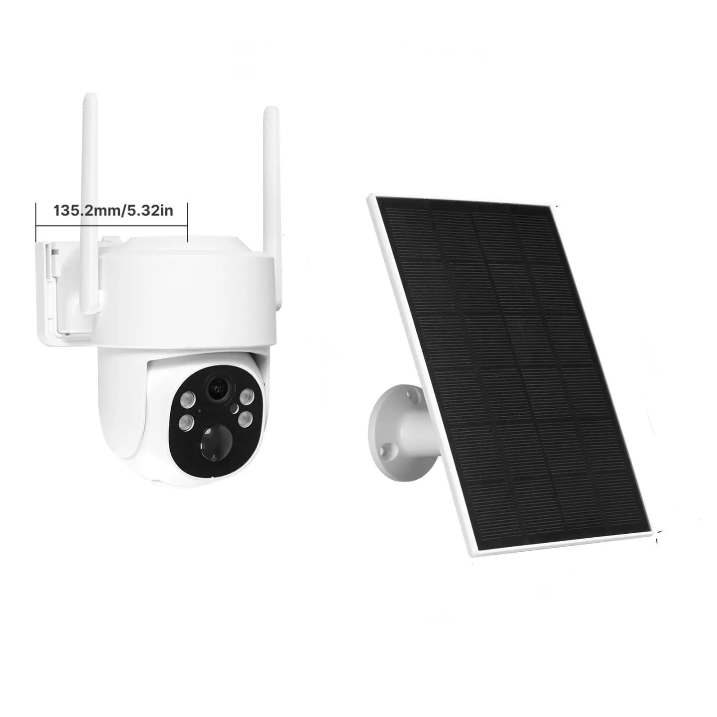 solar camera outdoor wireless solar CCTV camera WIFI outdoor camera waterproof phone app control with solar AI smart camera HD resolution night vision CCTV solar camera high HD
