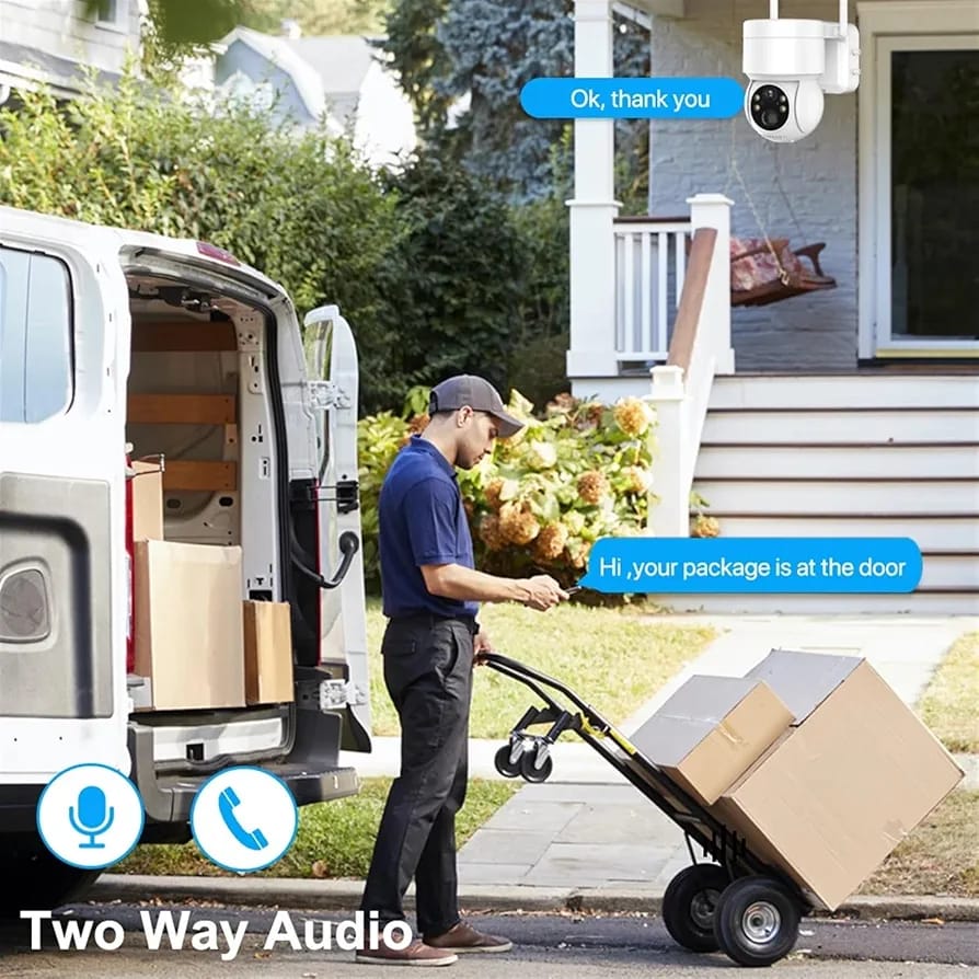 solar camera outdoor wireless solar CCTV camera WIFI outdoor camera waterproof phone app control with solar AI smart camera HD resolution night vision CCTV solar camera high HD